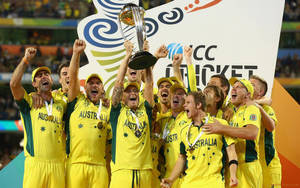 Australia Cricket Championship Victory Wallpaper