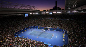 Australian Open Arena Aerial Photograph Wallpaper