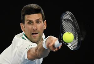 Australian Open Candid Novak Wallpaper