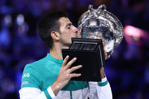 Australian Open Champion Novak Djokovic Wallpaper