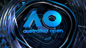 Australian Open Digitally Rendered Logo Wallpaper