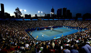 Australian Open Nighttime Court Wallpaper