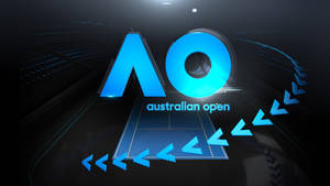 Australian Open Stylized Logo Wallpaper