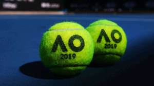Australian Open Tennis Ball Logo Wallpaper