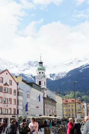 Austria Innsbrück Bell Tower Wallpaper