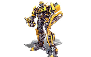 Autobot Bumblebee Battles In Defense Of Earth Wallpaper