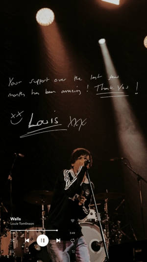 Autograph From Louis Tomlinson Wallpaper