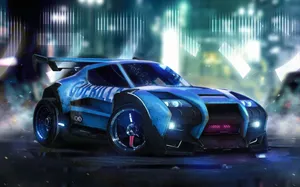Automotive Art Rocket League 4k Wallpaper