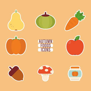 Autumn Aesthetic Stickers Wallpaper