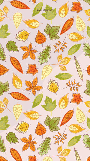 Autumn Leaves Girly Iphone Wallpaper