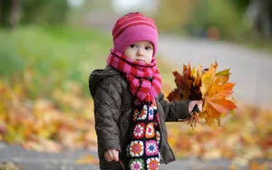 Autumn Leaves Of Baby Love Wallpaper