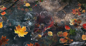 Autumnal Rainy Day Wallpaper