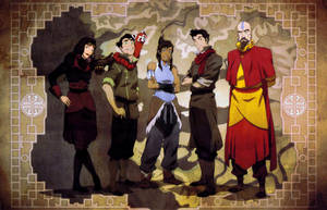 Avatar The Last Airbender Aang And Korra Wallpaper