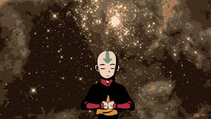 Avatar The Last Airbender Aang With The Stars Wallpaper