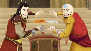 Avatar The Last Airbender Adult Aang And Zuko Wallpaper