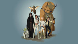 Avatar The Last Airbender In Star Wars Costume Wallpaper
