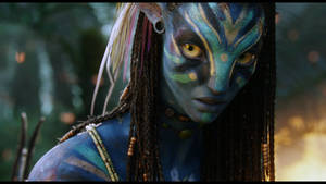 Avatar With Face Paint In Hd Wallpaper