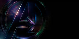Avengers Infinity War 4k Shadowed Logo Wallpaper