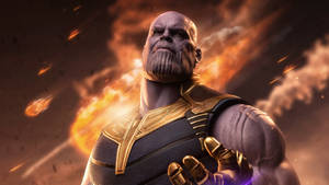 Avengers Infinity War 4k Thanos Close-up Wallpaper