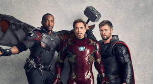 Avengers Infinity War 4k Three Friends Wallpaper