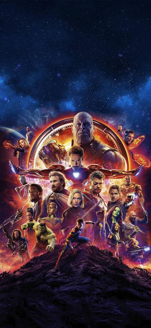 Avengers Infinity War Marvel Phone Wallpaper