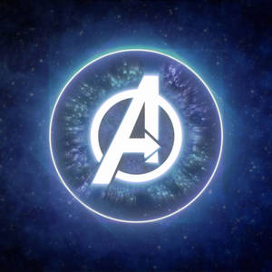 Avengers Logo In The Eye Wallpaper