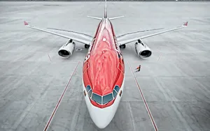 Avianca Airline Plane Viewed From Above Wallpaper