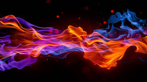 Awesome Gas Flame Mural Wallpaper