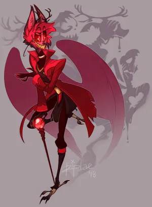 Awesome Hazbin Hotel Alastor Fan Art Wallpaper