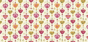 Awesome Heart Beads Wallpaper