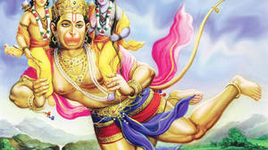 Awesome Hindu God Hanuman Desktop Wallpaper