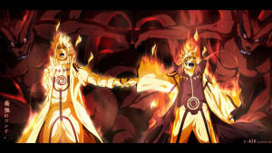 Awesome Naruto And Minato Wallpaper