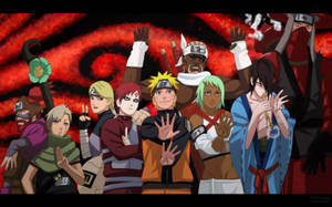 Awesome Naruto Ninja Members Wallpaper