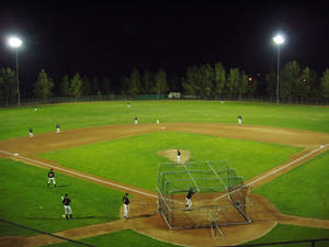 Awesome Softball Game Wallpaper