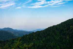 Azerbaijan Mountains And Blue Sky Wallpaper