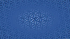 Azure Hexagon With Glowing Oval Shape Wallpaper