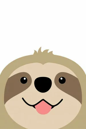 Baby Sloth Tongue Out Wallpaper