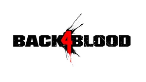 Back 4 Blood Logo On White Wallpaper