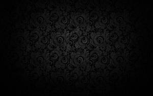 Background Black With Vintage Pattern Wallpaper