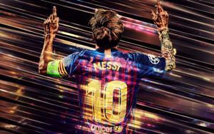 Backshot Messi 2020 Wallpaper