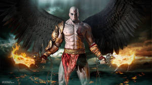 Badass Kratos God Of War Wallpaper