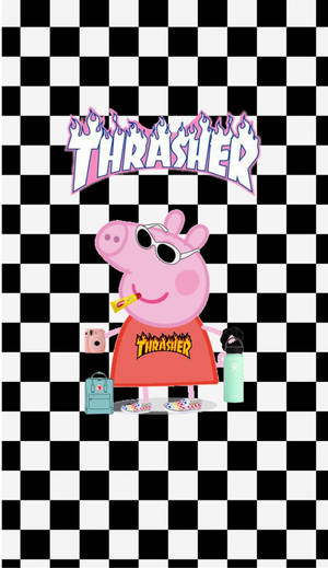 Badass Peppa Wallpaper