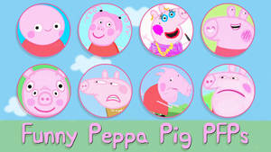 Baddie Peppa Pig Strikes A Fierce Pose! Wallpaper