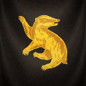 Badger Hufflepuff Flag Wallpaper