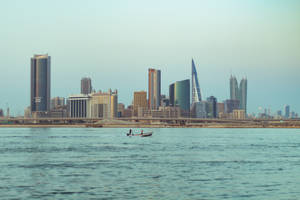 Bahrain View From Sea Wallpaper