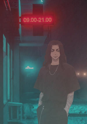 Baji Tokyo Revengers At Night Wallpaper