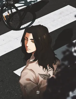 Baji Tokyo Revengers Crossing Street Wallpaper