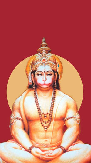 Bajrangbali Meditating Wallpaper