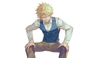 Bakugo Formal Clothes Wallpaper