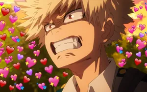 Bakugou Aesthetic Desktop Emojis Funny Face Wallpaper